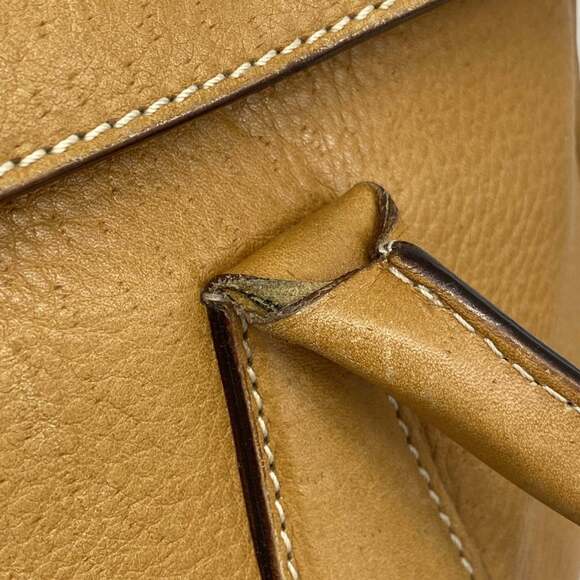 Salvatore Ferragamo Gancini Leather Shoulder Bag, Brown, Women's - Picture 9 of 13